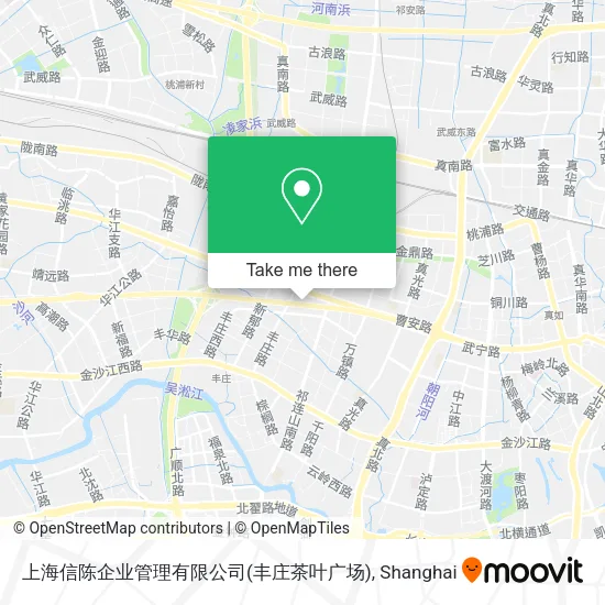 上海信陈企业管理有限公司(丰庄茶叶广场) map