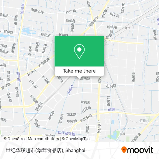 世纪华联超市(华茸食品店) map