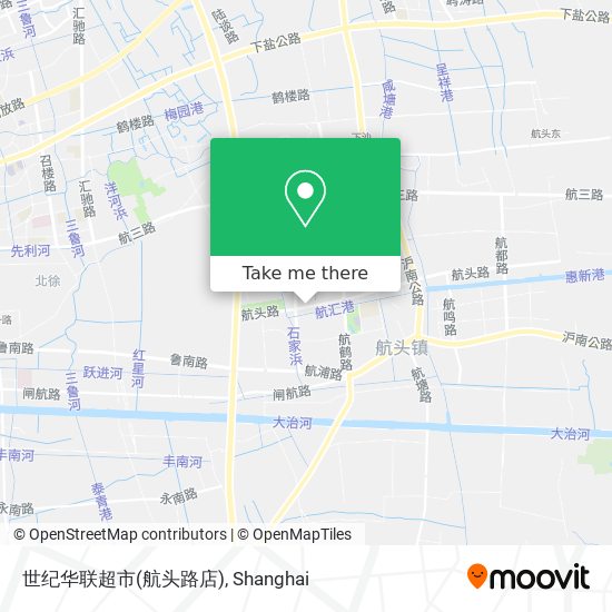 世纪华联超市(航头路店) map