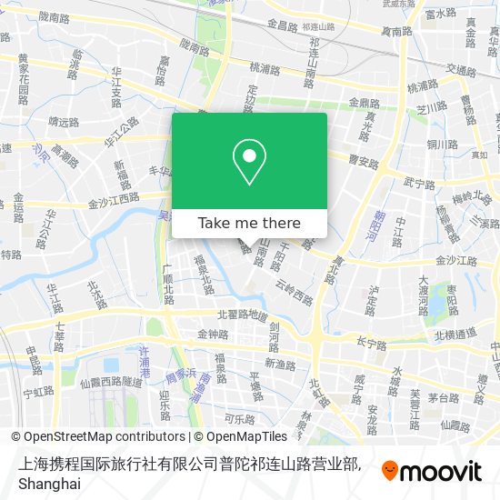 上海携程国际旅行社有限公司普陀祁连山路营业部 map