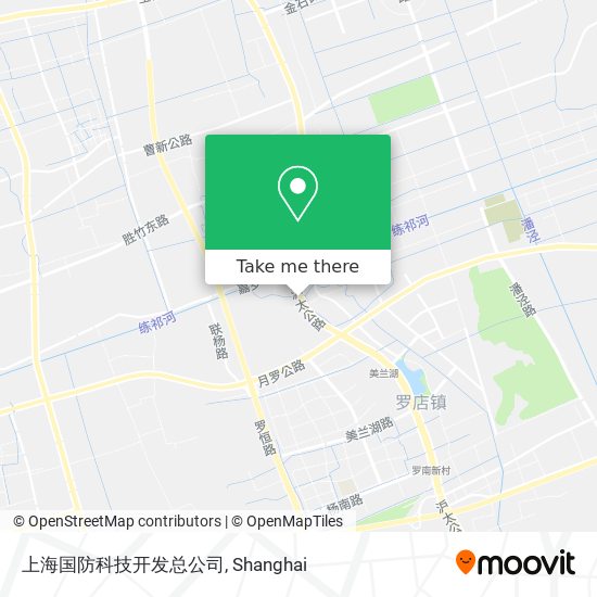 上海国防科技开发总公司 map