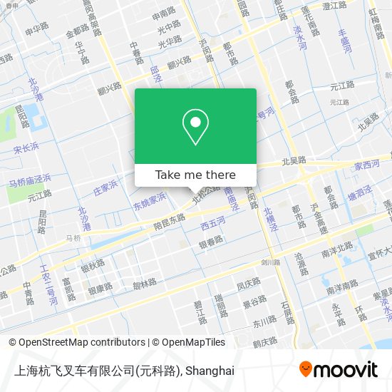 上海杭飞叉车有限公司(元科路) map