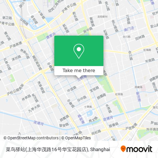 菜鸟驿站(上海华茂路16号华宝花园店) map