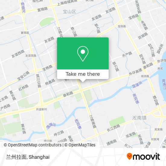 兰州拉面 map