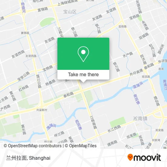 兰州拉面 map