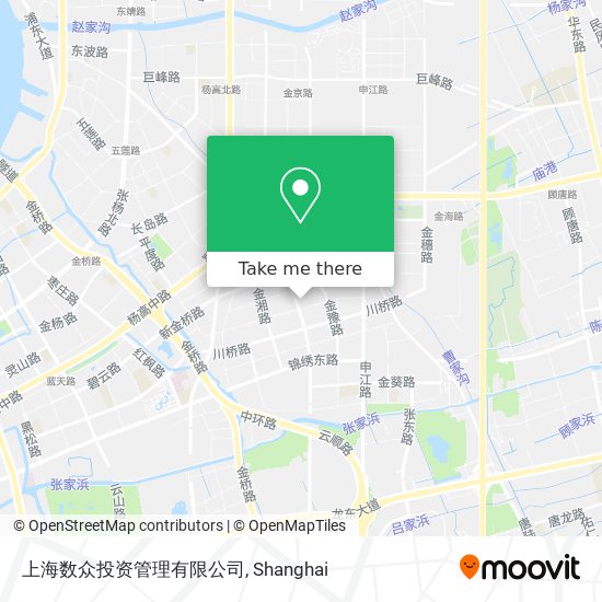 上海数众投资管理有限公司 map