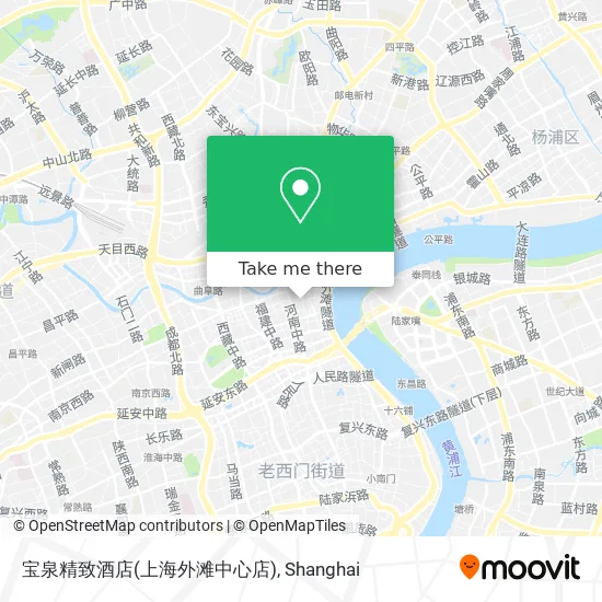 宝泉精致酒店(上海外滩中心店) map