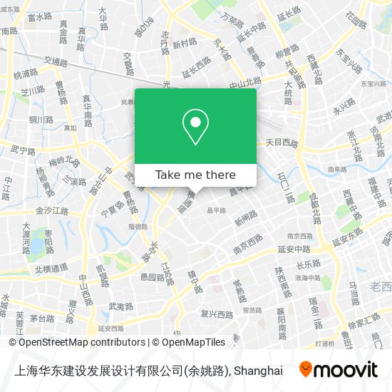 上海华东建设发展设计有限公司(余姚路) map