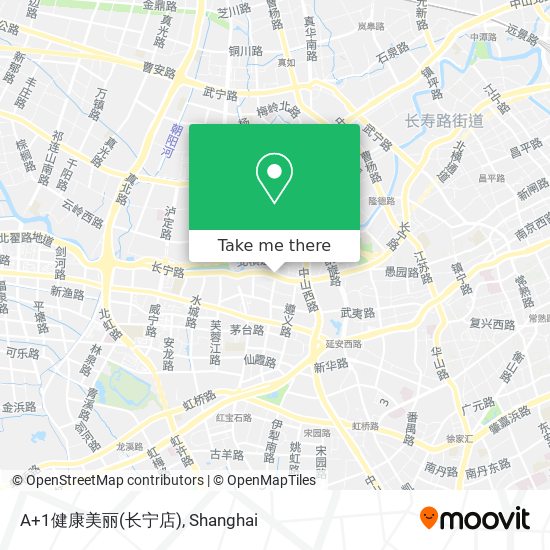 A+1健康美丽(长宁店) map