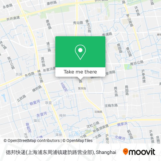 德邦快递(上海浦东周浦镇建韵路营业部) map