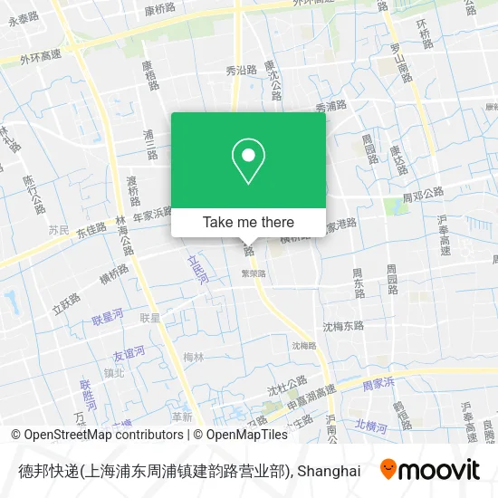 德邦快递(上海浦东周浦镇建韵路营业部) map