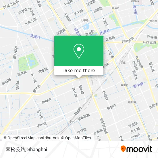莘松公路 map