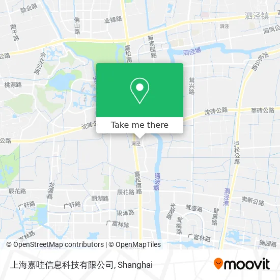 上海嘉哇信息科技有限公司 map