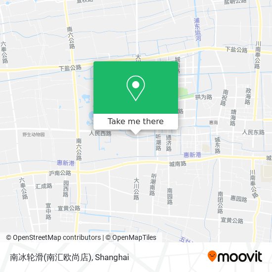 南冰轮滑(南汇欧尚店) map