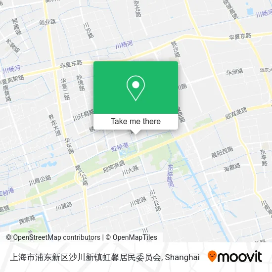 上海市浦东新区沙川新镇虹馨居民委员会 map
