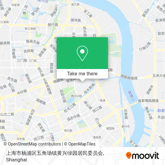 上海市杨浦区五角场镇黄兴绿园居民委员会 map