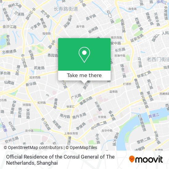 Official Residence of the Consul General of The Netherlands map