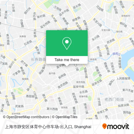 上海市静安区体育中心停车场-出入口 map