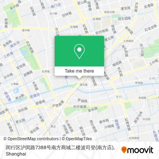 闵行区沪闵路7388号南方商城二楼波司登(南方店) map