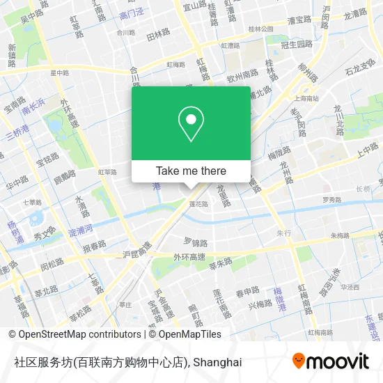 社区服务坊(百联南方购物中心店) map