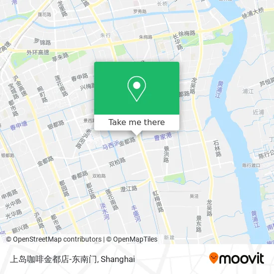 上岛咖啡金都店-东南门 map