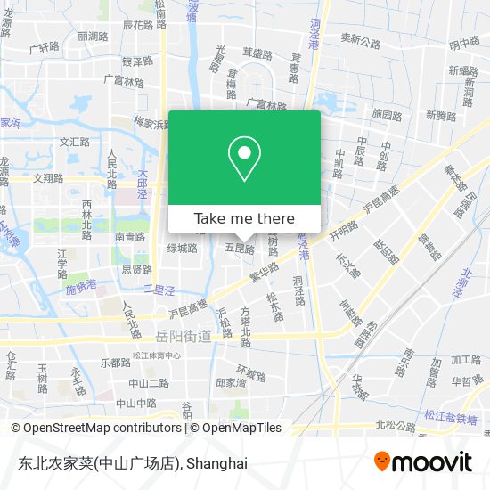 东北农家菜(中山广场店) map