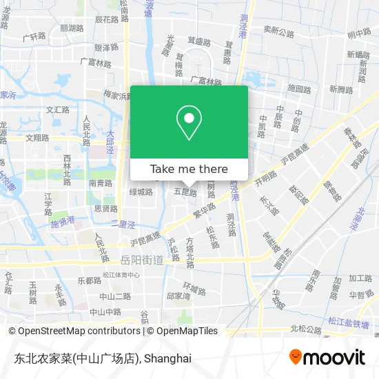 东北农家菜(中山广场店) map