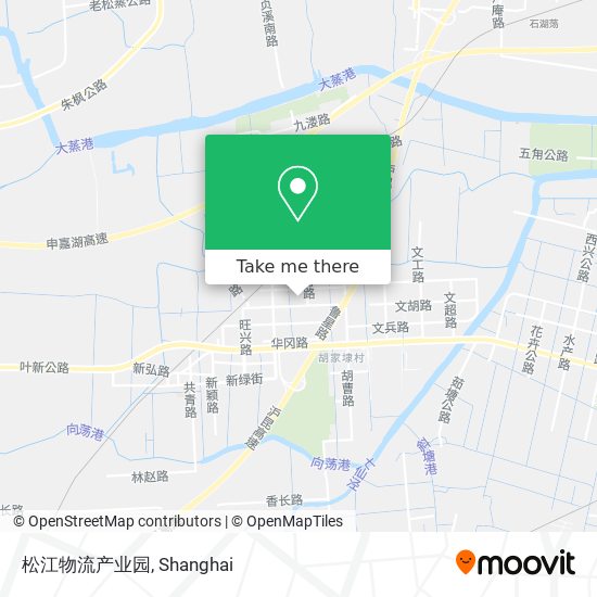 松江物流产业园 map