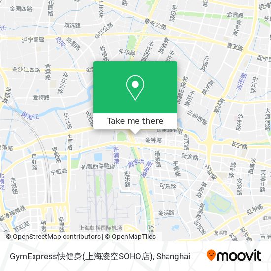 GymExpress快健身(上海凌空SOHO店) map