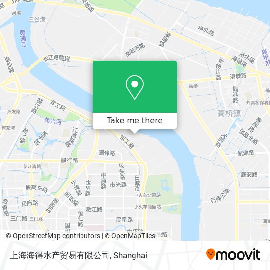 上海海得水产贸易有限公司 map