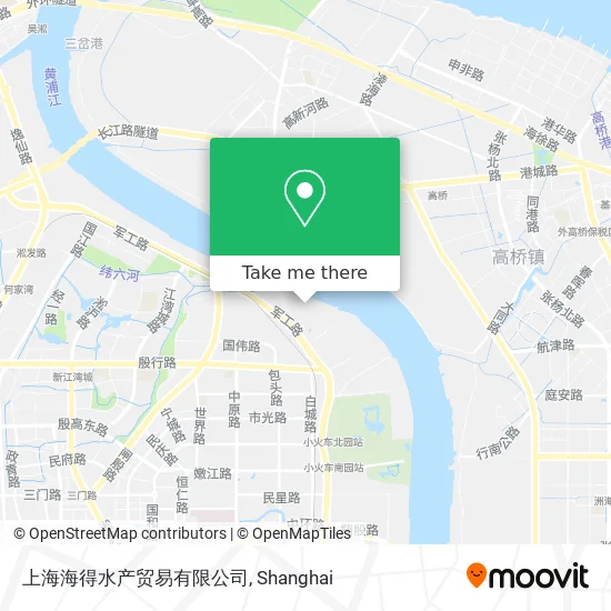 上海海得水产贸易有限公司 map