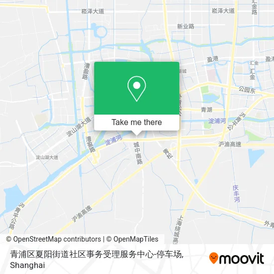 青浦区夏阳街道社区事务受理服务中心-停车场 map