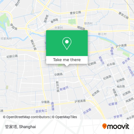 管家塔 map