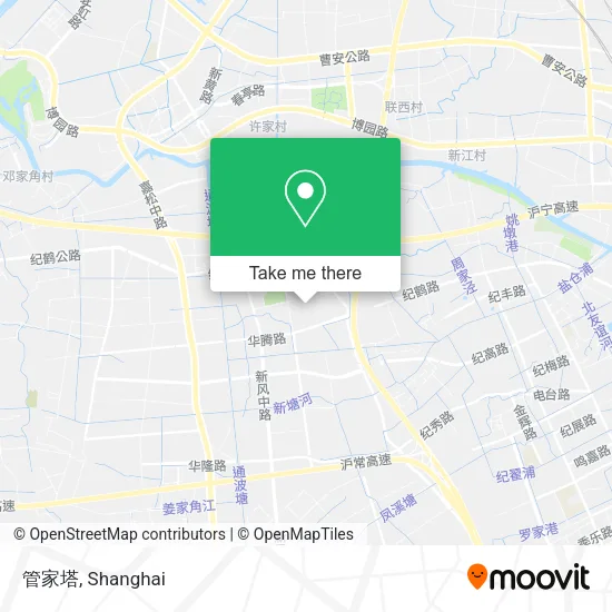管家塔 map