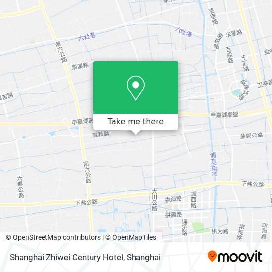 Shanghai Zhiwei Century Hotel map