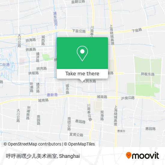 呼呼画嘿少儿美术画室 map