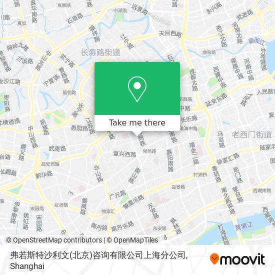 弗若斯特沙利文(北京)咨询有限公司上海分公司 map