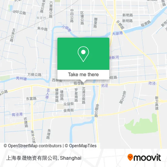 上海泰晟物资有限公司 map