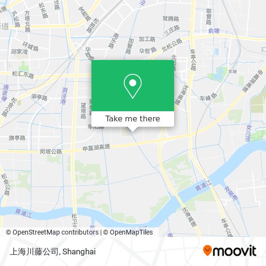 上海川藤公司 map