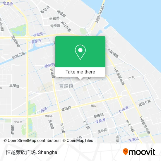 恒越荣欣广场 map