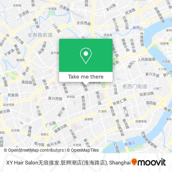 XY Hair Salon无痕接发.脏辫潮店(淮海路店) map