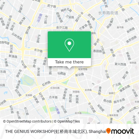 THE GENIUS WORKSHOP(虹桥南丰城北区) map