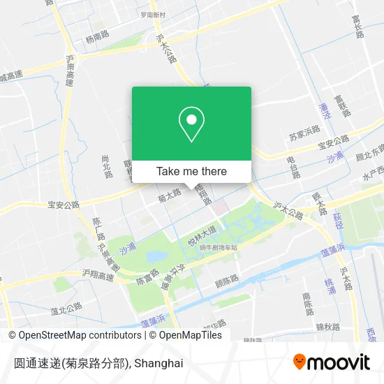 圆通速递(菊泉路分部) map