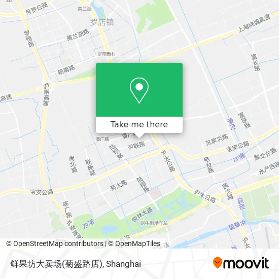 鲜果坊大卖场(菊盛路店) map