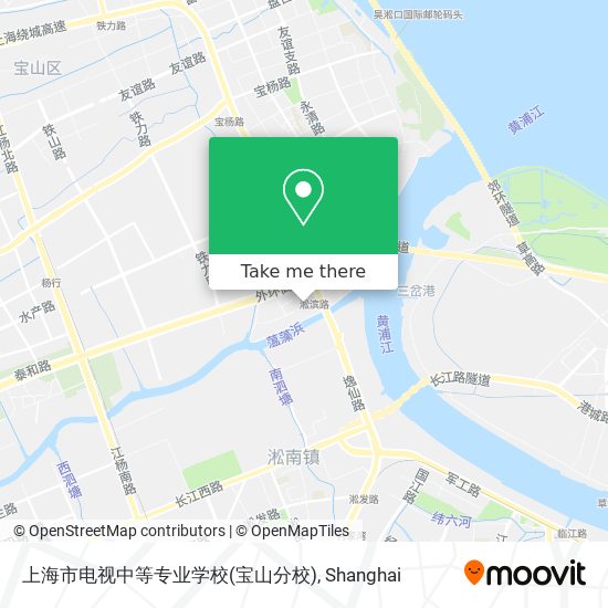 上海市电视中等专业学校(宝山分校) map