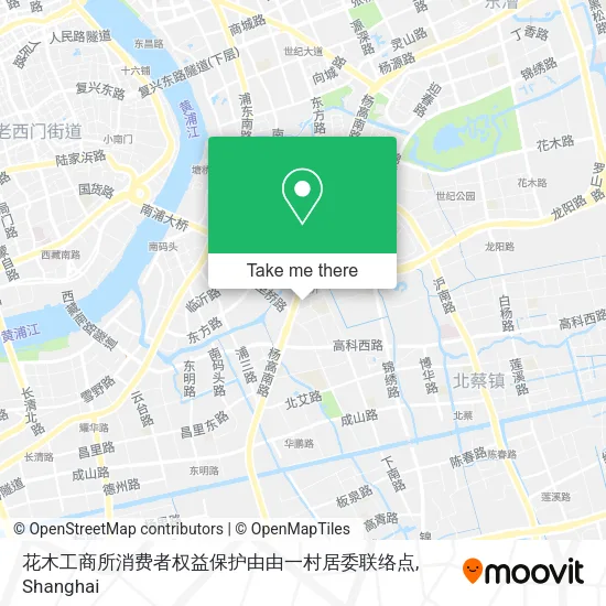 花木工商所消费者权益保护由由一村居委联络点 map