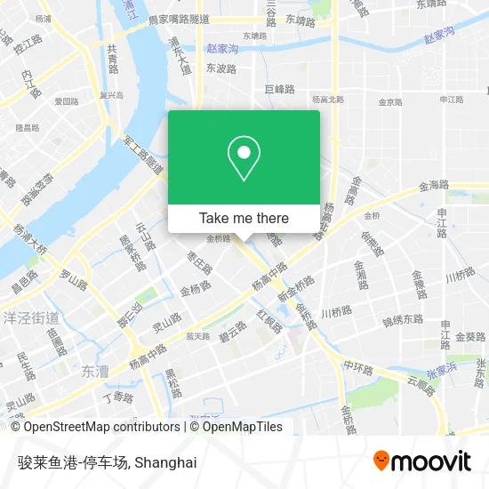 骏莱鱼港-停车场 map