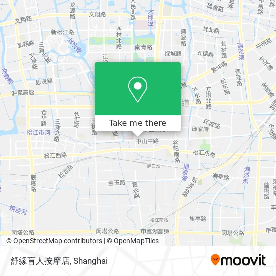 舒缘盲人按摩店 map