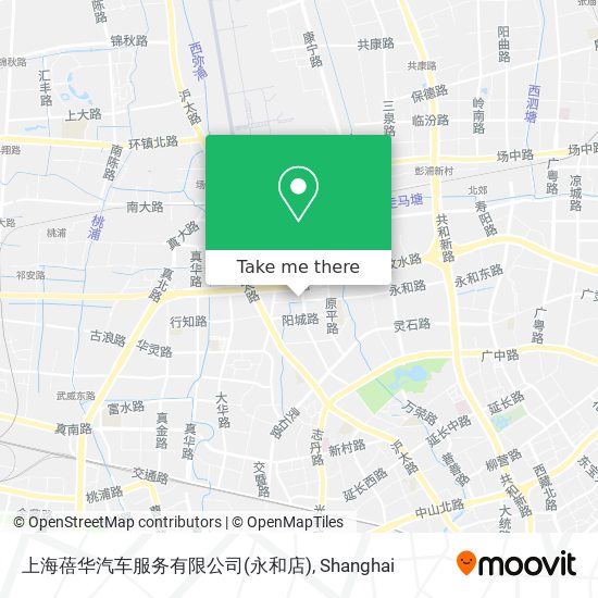 上海蓓华汽车服务有限公司(永和店) map