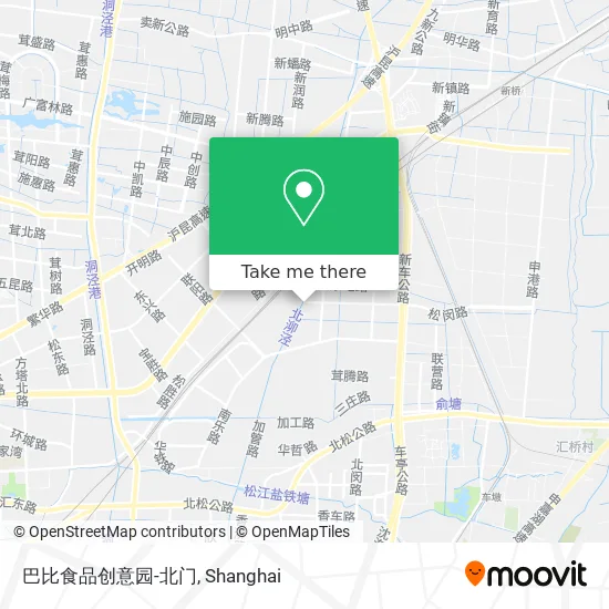 巴比食品创意园-北门 map